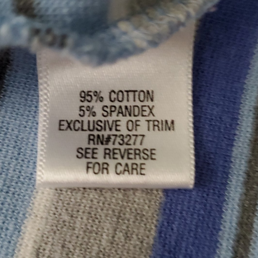 🔷️🔹️COTTON STRIPE L/S TOP - Picture 4 of 4